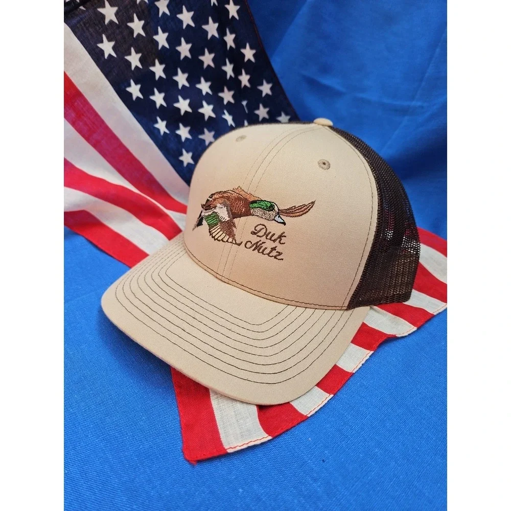 Duck‎ Hunting Hat Duck Nutz Decoy Anchors Mesh Snapback EMBROIDERED Mallard NEW
